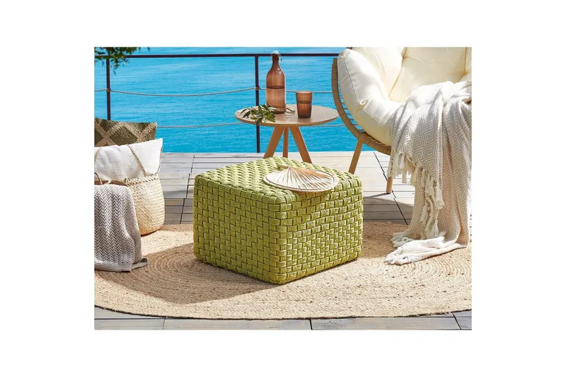 Sittpuff Nalli Grön - Grön - Utemöbler & utemiljö - Utestol & trädg årdsstol - Sittsäckar utomhus