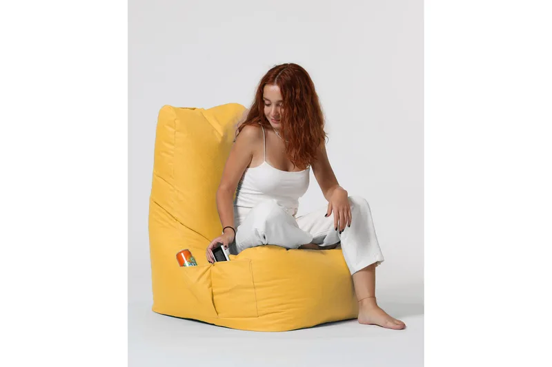 Almasi Sittsäck Utomhus 60 cm, Gul