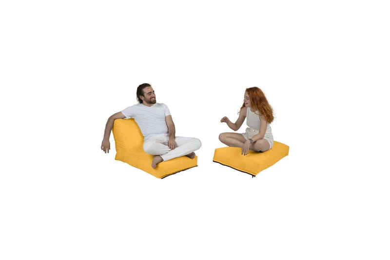 Arakura Sittsäck Utomhus 55 cm - Gul - Utemöbler & utemiljö - Utestol & trädgårdsstol - Sittsäckar utomhus