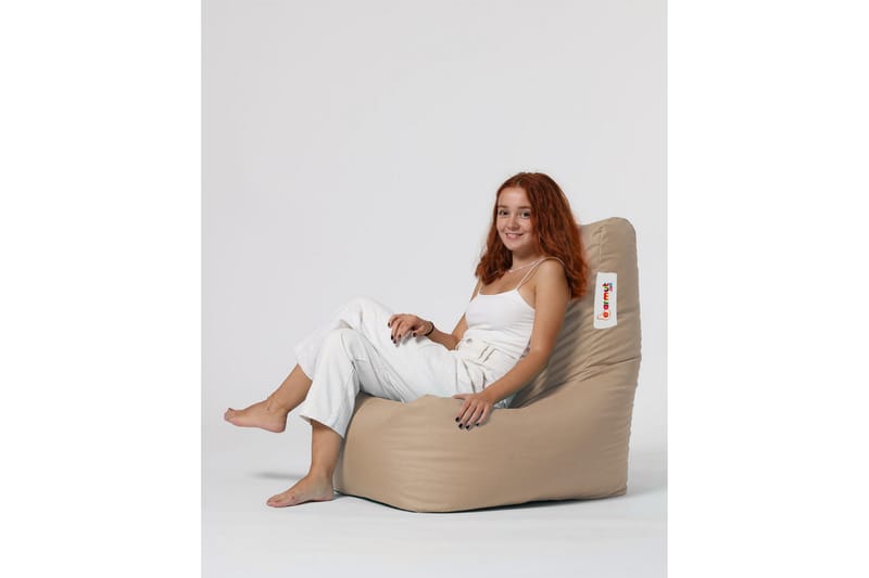 Sittsäck Utomhus Dimants 60 cm - Beige - Sittsäckar utomhus