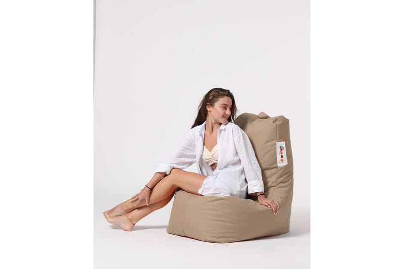 Sittsäck Utomhus Dimants 60 cm - Beige - Utemöbler & utemiljö - Utestol & trädgårdsstol - Sittsäckar utomhus