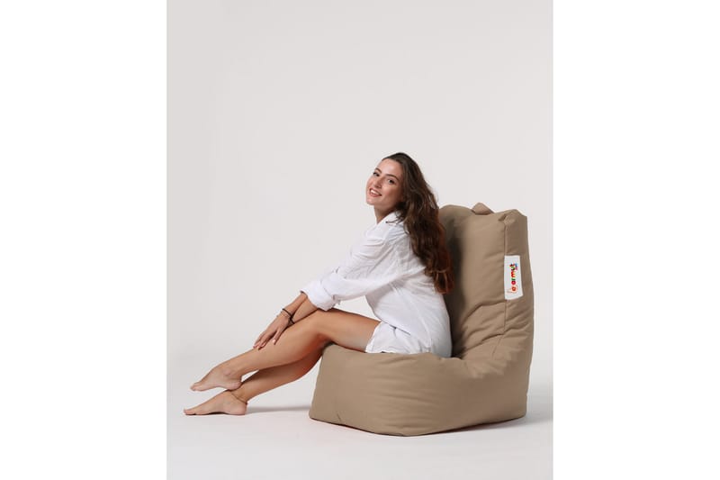 Sittsäck Utomhus Dimants 60 cm - Beige - Sittsäckar utomhus