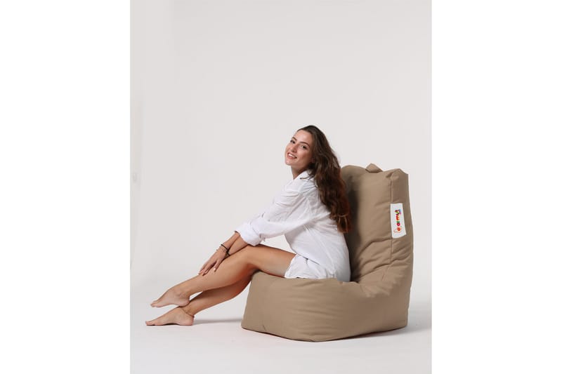 Sittsäck Utomhus Dimants 60 cm - Beige - Utemöbler & utemiljö - Utestol & trädgårdsstol - Sittsäckar utomhus