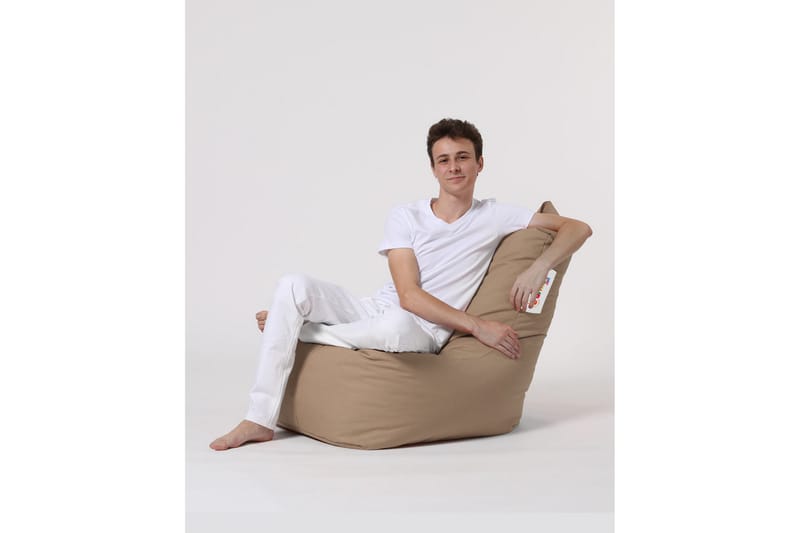 Sittsäck Utomhus Dimants 60 cm - Beige - Utemöbler & utemiljö - Utestol & trädgårdsstol - Sittsäckar utomhus