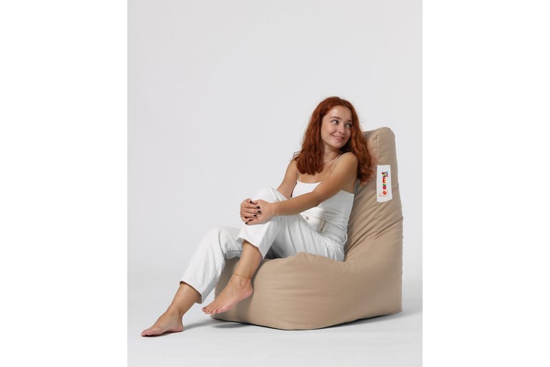 Sittsäck Utomhus Dimants 60 cm - Beige - Utemöbler & utemiljö - Utestol & trädgårdsstol - Sittsäckar utomhus