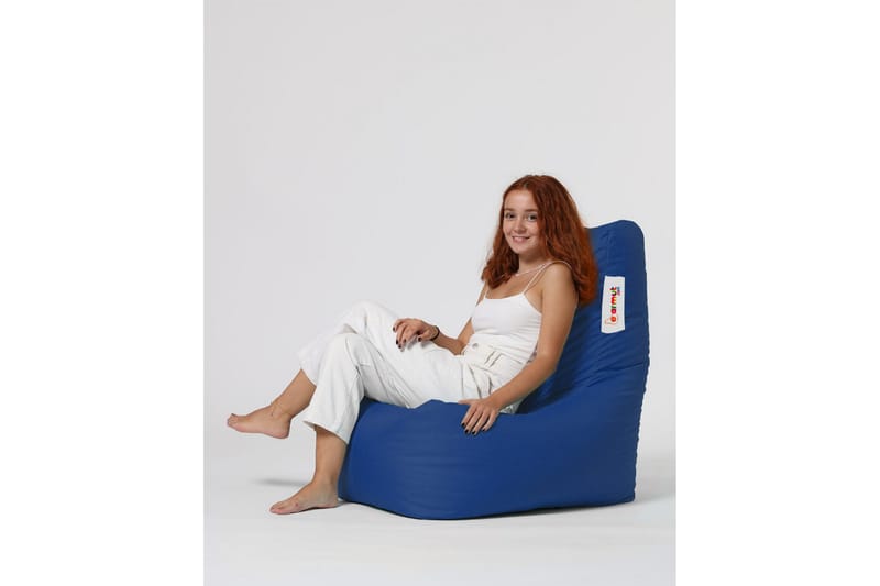 Sittsäck Utomhus Dimants 60 cm - Blå - Utemöbler & utemiljö - Utestol & trädgårdsstol - Sittsäckar utomhus