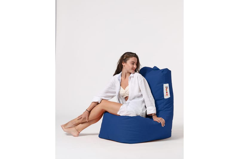 Sittsäck Utomhus Dimants 60 cm - Blå - Utemöbler & utemiljö - Utestol & trädgårdsstol - Sittsäckar utomhus