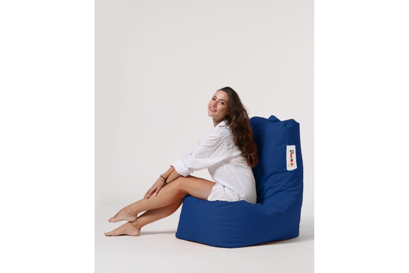 Sittsäck Utomhus Dimants 60 cm - Blå - Utemöbler & utemiljö - Utestol & trädgårdsstol - Sittsäckar utomhus