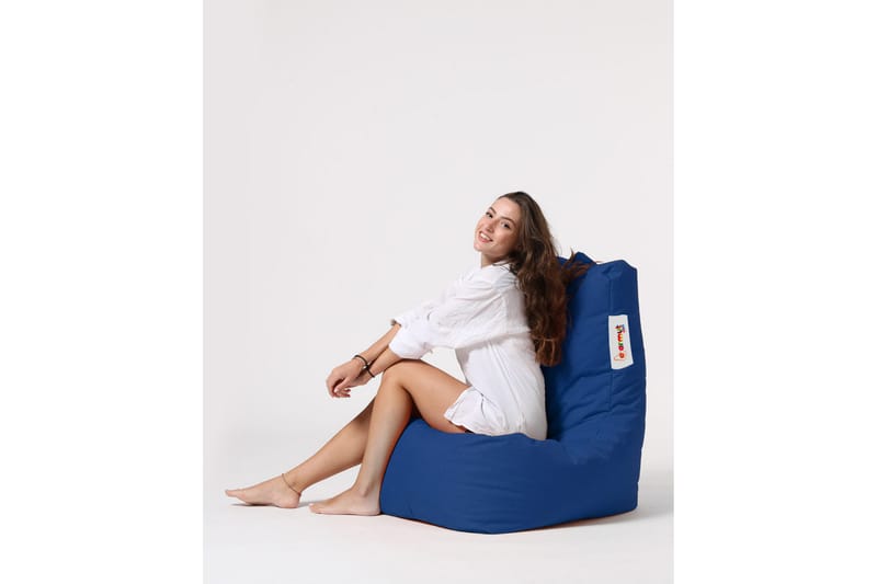 Sittsäck Utomhus Dimants 60 cm - Blå - Utemöbler & utemiljö - Utestol & trädgårdsstol - Sittsäckar utomhus