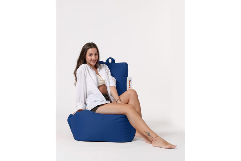 Sittsäck Utomhus Dimants 60 cm - Blå - Utemöbler & utemiljö - Utestol & trädgårdsstol - Sittsäckar utomhus