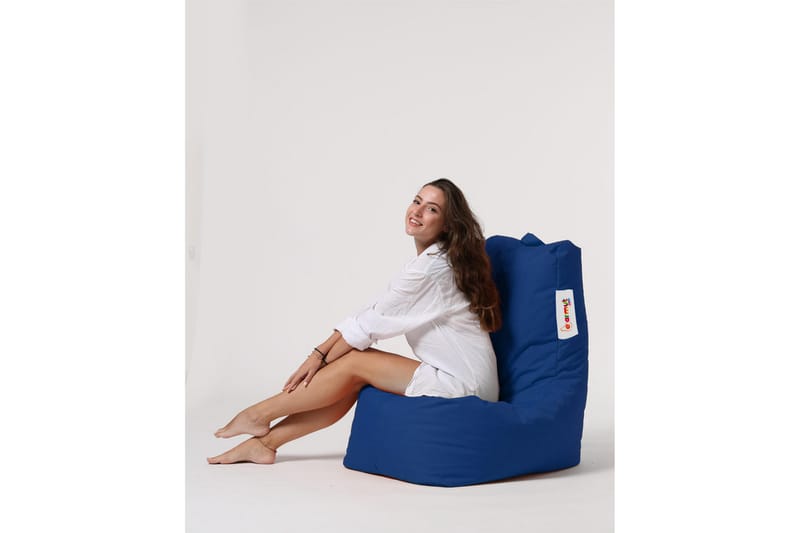 Sittsäck Utomhus Dimants 60 cm - Blå - Utemöbler & utemiljö - Utestol & trädgårdsstol - Sittsäckar utomhus