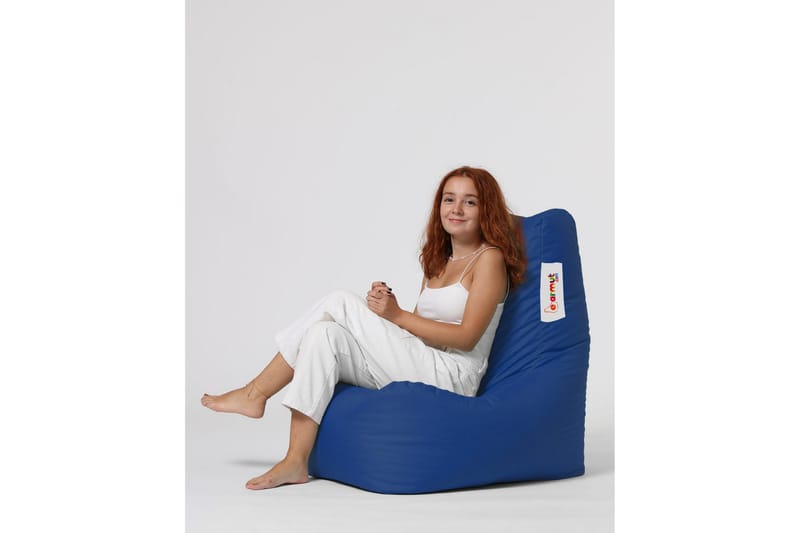 Sittsäck Utomhus Dimants 60 cm - Blå - Utemöbler & utemiljö - Utestol & trädgårdsstol - Sittsäckar utomhus