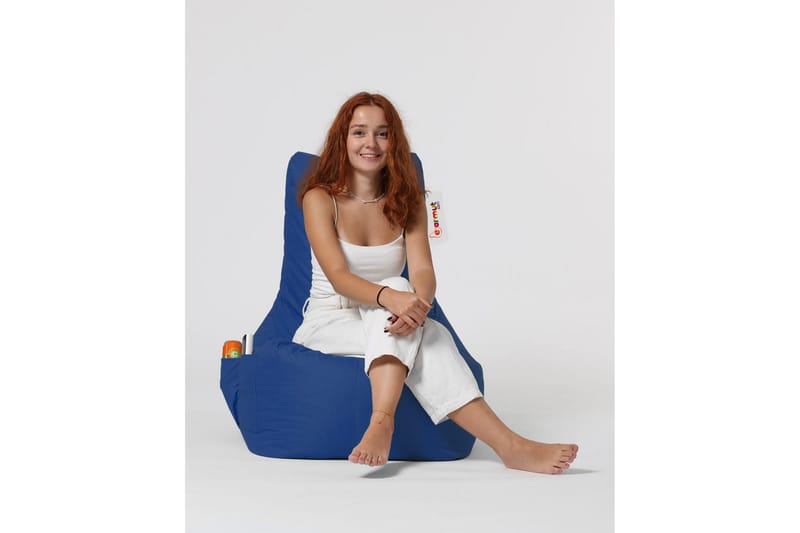 Sittsäck Utomhus Dimants 60 cm - Blå - Utemöbler & utemiljö - Utestol & trädgårdsstol - Sittsäckar utomhus