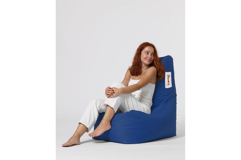 Sittsäck Utomhus Dimants 60 cm - Blå - Utemöbler & utemiljö - Utestol & trädgårdsstol - Sittsäckar utomhus
