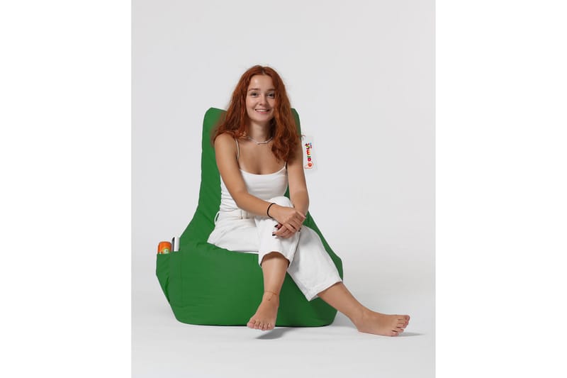 Sittsäck Utomhus Dimants 60 cm - Grön - Utemöbler & utemiljö - Utestol & trädgårdsstol - Sittsäckar utomhus