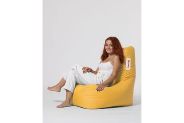 Sittsäck Utomhus Dimants 60 cm - Gul - Utemöbler & utemiljö - Utestol & trädgårdsstol - Sittsäckar utomhus