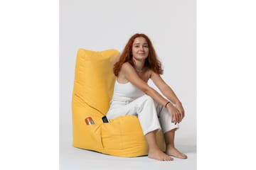 Sittsäck Utomhus Dimants 60 cm - Gul - Utemöbler & utemiljö - Utestol & trädgårdsstol - Sittsäckar utomhus