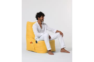 Sittsäck Utomhus Dimants 60 cm - Gul - Utemöbler & utemiljö - Utestol & trädgårdsstol - Sittsäckar utomhus