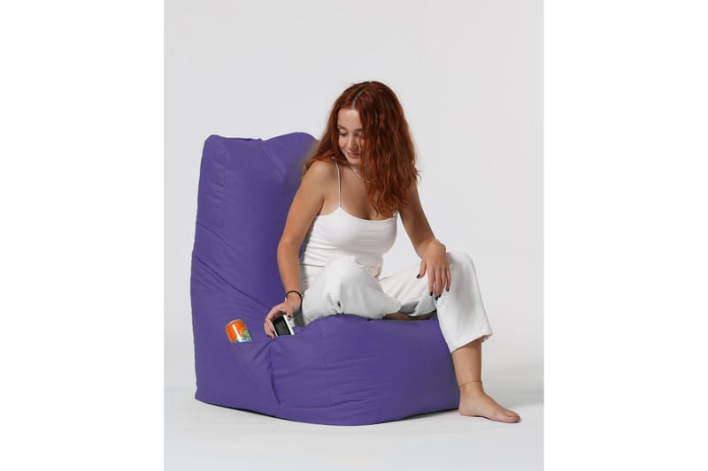 Sittsäck Utomhus Dimants 60 cm - Lila - Utemöbler & utemiljö - Utestol & trädgårdsstol - Sittsäckar utomhus