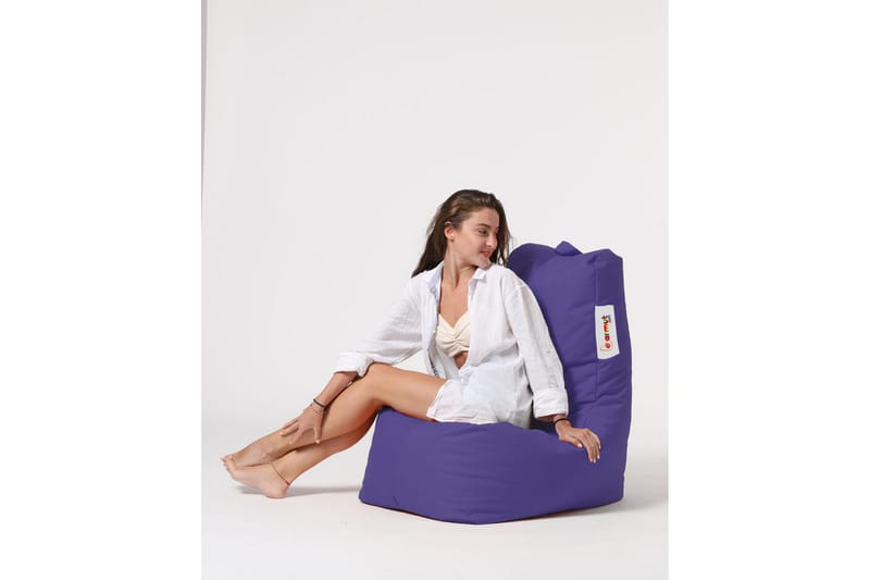 Sittsäck Utomhus Dimants 60 cm - Lila - Utemöbler & utemiljö - Utestol & trädgårdsstol - Sittsäckar utomhus