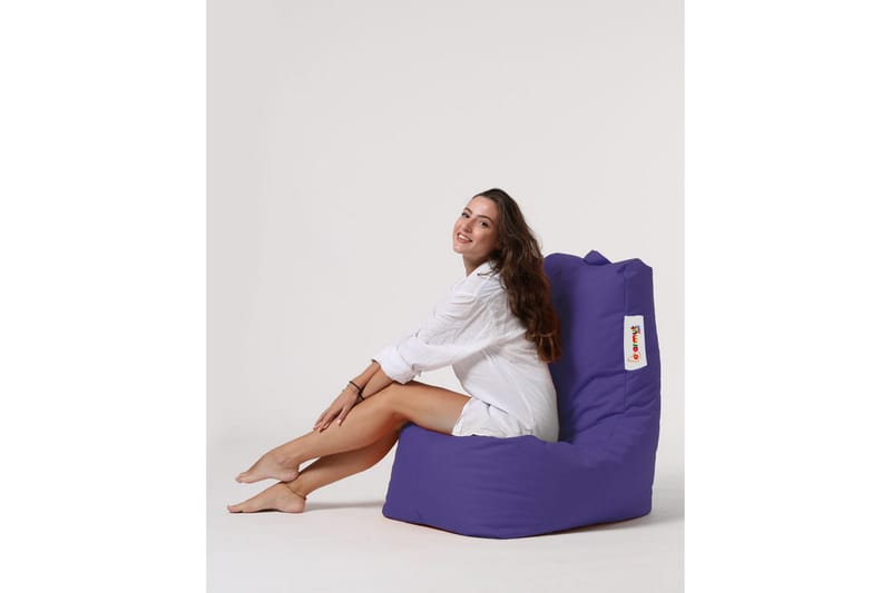 Sittsäck Utomhus Dimants 60 cm - Lila - Utemöbler & utemiljö - Utestol & trädgårdsstol - Sittsäckar utomhus