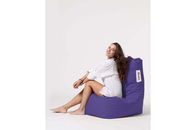 Sittsäck Utomhus Dimants 60 cm - Lila - Utemöbler & utemiljö - Utestol & trädgårdsstol - Sittsäckar utomhus
