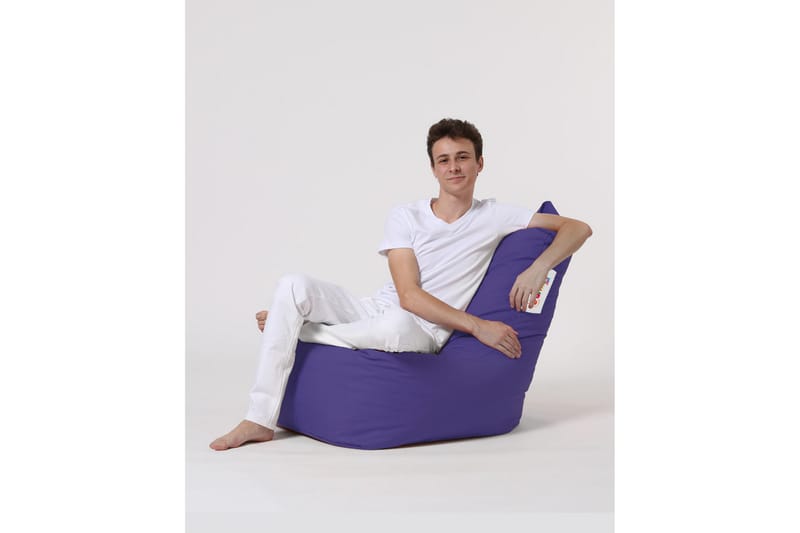 Sittsäck Utomhus Dimants 60 cm - Lila - Utemöbler & utemiljö - Utestol & trädgårdsstol - Sittsäckar utomhus
