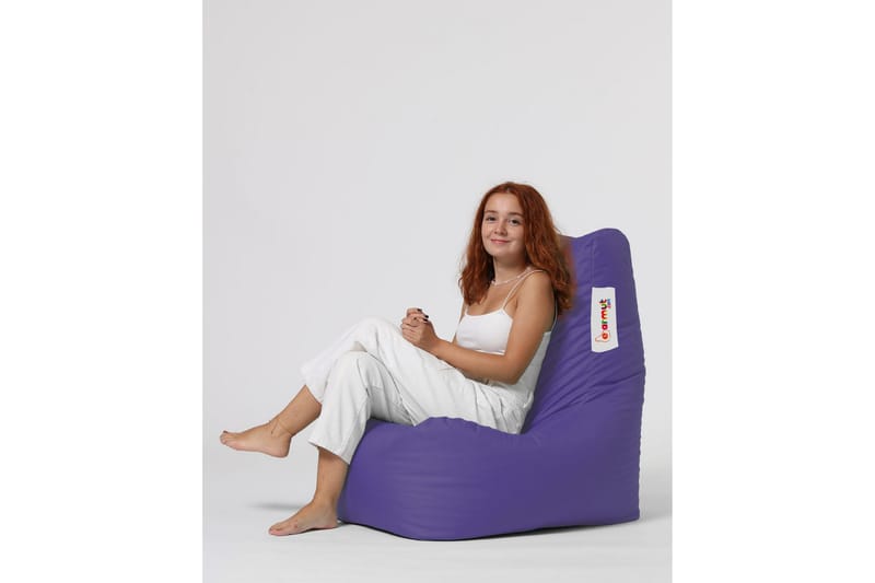 Sittsäck Utomhus Dimants 60 cm - Lila - Utemöbler & utemiljö - Utestol & trädgårdsstol - Sittsäckar utomhus