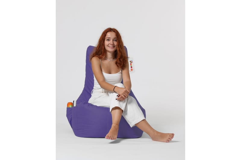 Sittsäck Utomhus Dimants 60 cm - Lila - Utemöbler & utemiljö - Utestol & trädgårdsstol - Sittsäckar utomhus