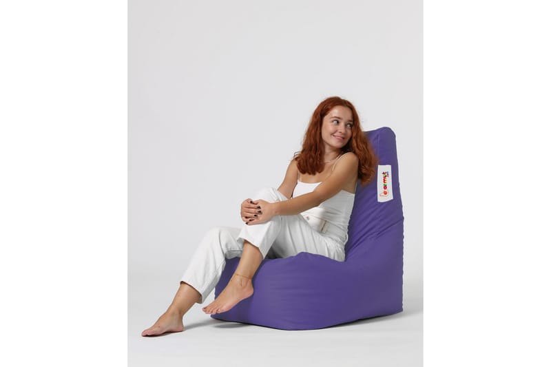 Sittsäck Utomhus Dimants 60 cm - Lila - Utemöbler & utemiljö - Utestol & trädgårdsstol - Sittsäckar utomhus
