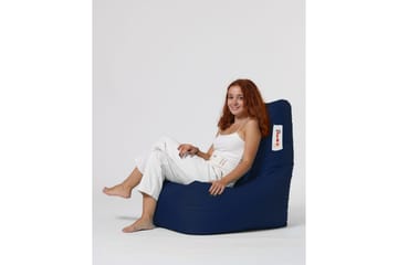 Sittsäck Utomhus Dimants 60 cm - Mörkblå - Utemöbler & utemiljö - Utestol & trädgårdsstol - Sittsäckar utomhus