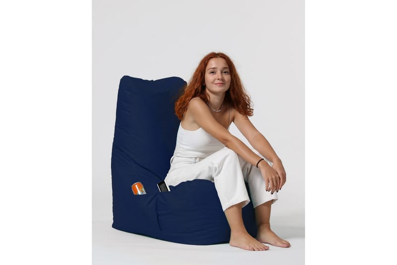 Sittsäck Utomhus Dimants 60 cm - Mörkblå - Utemöbler & utemiljö - Utestol & trädgårdsstol - Sittsäckar utomhus