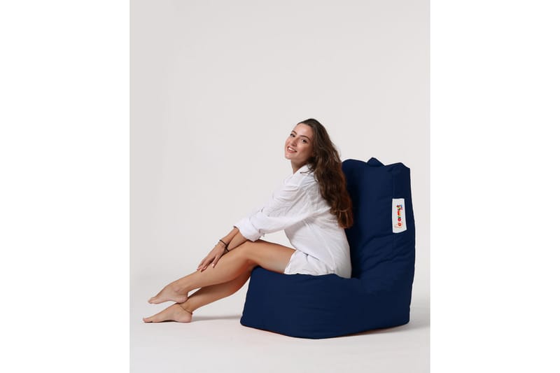 Sittsäck Utomhus Dimants 60 cm - Mörkblå - Utemöbler & utemiljö - Utestol & trädgårdsstol - Sittsäckar utomhus