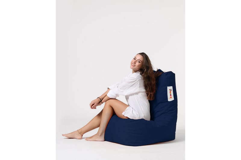 Sittsäck Utomhus Dimants 60 cm - Mörkblå - Utemöbler & utemiljö - Utestol & trädgårdsstol - Sittsäckar utomhus