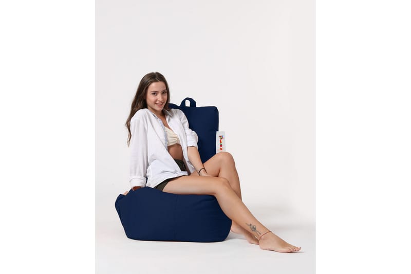 Sittsäck Utomhus Dimants 60 cm - Mörkblå - Utemöbler & utemiljö - Utestol & trädgårdsstol - Sittsäckar utomhus