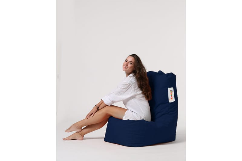 Sittsäck Utomhus Dimants 60 cm - Mörkblå - Utemöbler & utemiljö - Utestol & trädgårdsstol - Sittsäckar utomhus