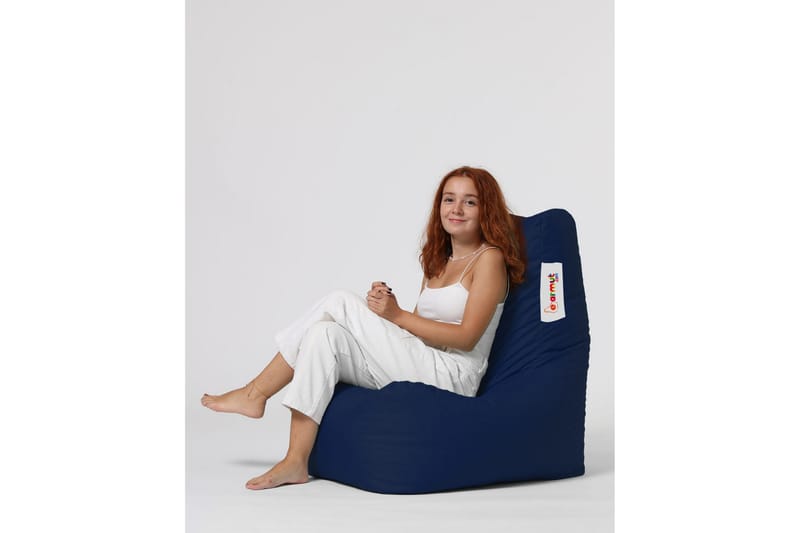 Sittsäck Utomhus Dimants 60 cm - Mörkblå - Utemöbler & utemiljö - Utestol & trädgårdsstol - Sittsäckar utomhus