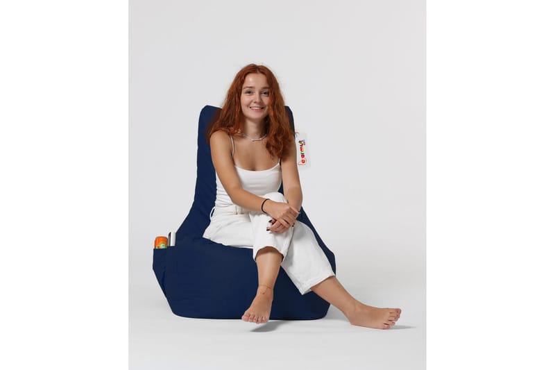 Sittsäck Utomhus Dimants 60 cm - Mörkblå - Utemöbler & utemiljö - Utestol & trädgårdsstol - Sittsäckar utomhus