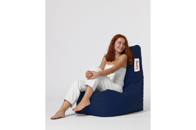 Sittsäck Utomhus Dimants 60 cm - Mörkblå - Utemöbler & utemiljö - Utestol & trädgårdsstol - Sittsäckar utomhus