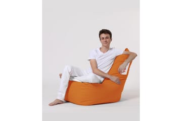 Sittsäck Utomhus Dimants 60 cm - Orange - Utemöbler & utemiljö - Utestol & trädgårdsstol - Sittsäckar utomhus