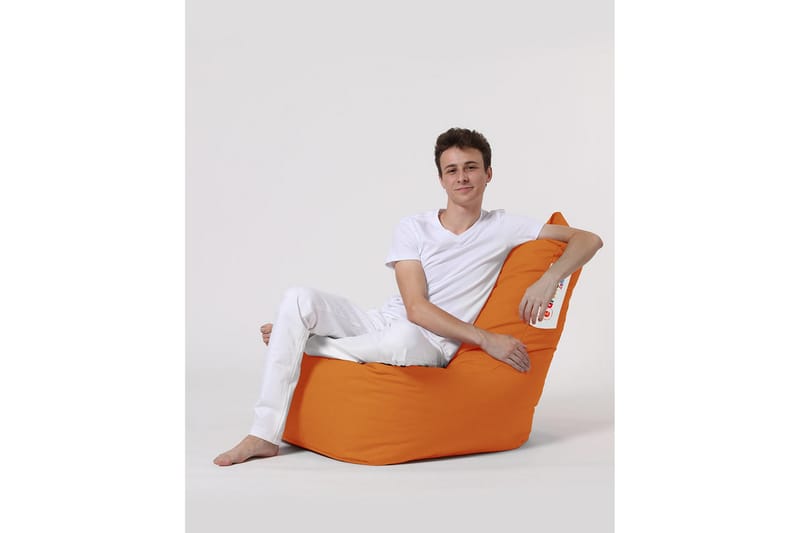 Sittsäck Utomhus Dimants 60 cm - Orange - Utemöbler & utemiljö - Utestol & trädgårdsstol - Sittsäckar utomhus