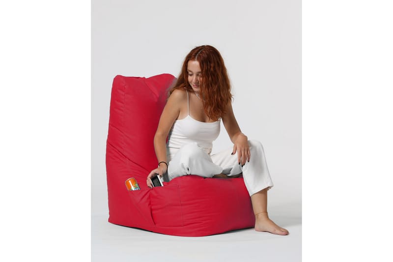 Sittsäck Utomhus Dimants 60 cm - Röd - Utemöbler & utemiljö - Utestol & trädgårdsstol - Sittsäckar utomhus
