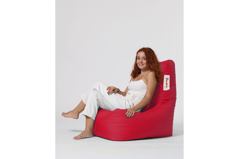 Sittsäck Utomhus Dimants 60 cm - Röd - Utemöbler & utemiljö - Utestol & trädgårdsstol - Sittsäckar utomhus