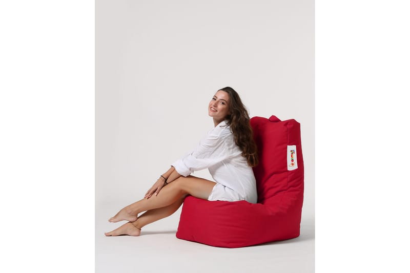 Sittsäck Utomhus Dimants 60 cm - Röd - Utemöbler & utemiljö - Utestol & trädgårdsstol - Sittsäckar utomhus