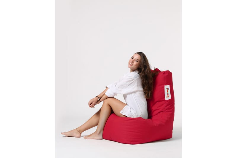 Sittsäck Utomhus Dimants 60 cm - Röd - Utemöbler & utemiljö - Utestol & trädgårdsstol - Sittsäckar utomhus