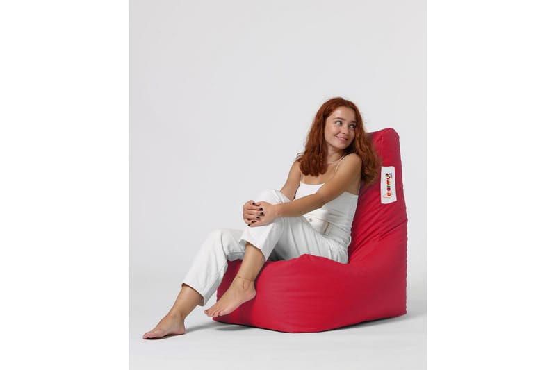Sittsäck Utomhus Dimants 60 cm - Röd - Utemöbler & utemiljö - Utestol & trädgårdsstol - Sittsäckar utomhus