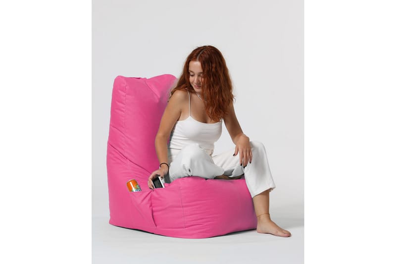 Sittsäck Utomhus Dimants 60 cm - Rosa - Utemöbler & utemiljö - Utestol & trädgårdsstol - Sittsäckar utomhus