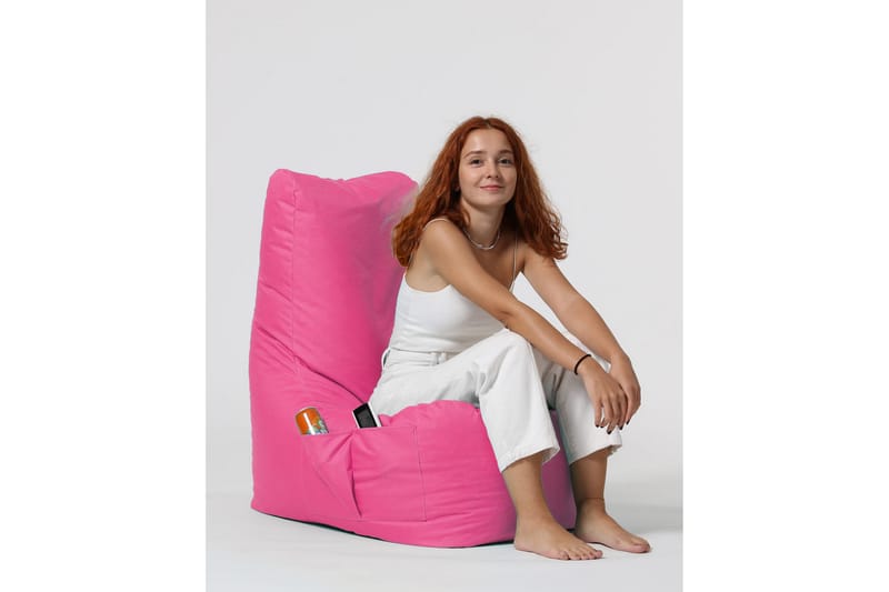 Sittsäck Utomhus Dimants 60 cm - Rosa - Utemöbler & utemiljö - Utestol & trädgårdsstol - Sittsäckar utomhus
