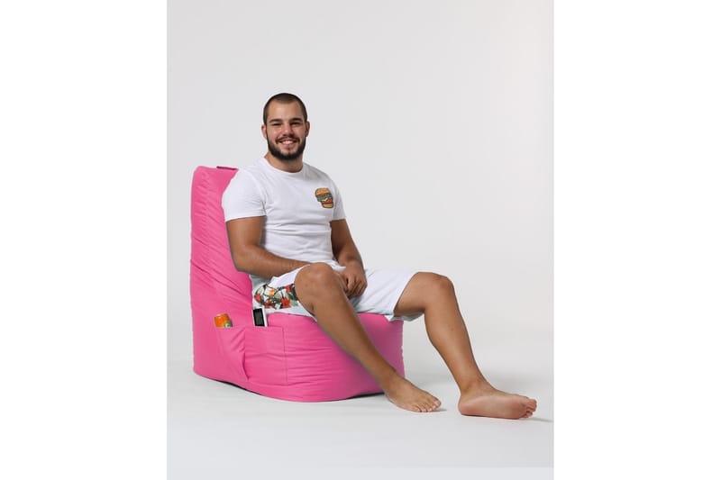 Sittsäck Utomhus Dimants 60 cm - Rosa - Utemöbler & utemiljö - Utestol & trädgårdsstol - Sittsäckar utomhus