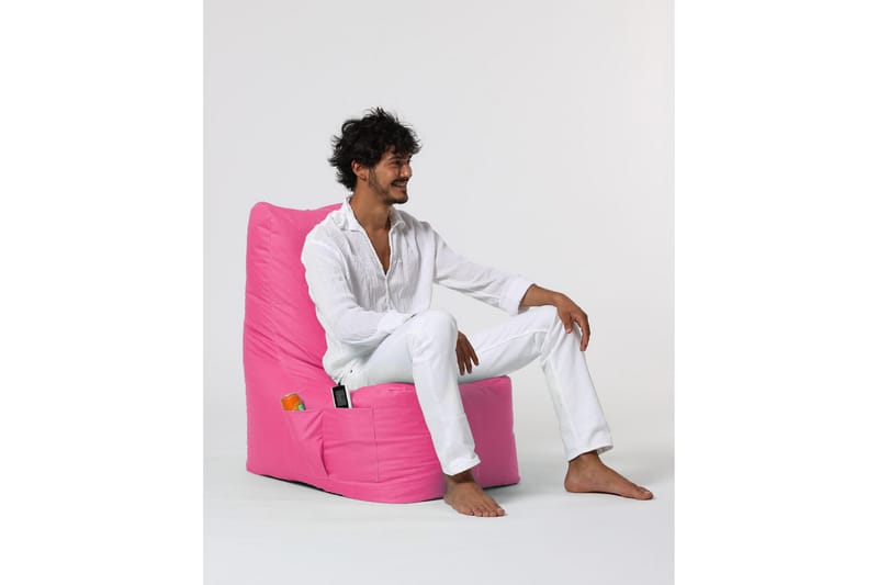 Sittsäck Utomhus Dimants 60 cm - Rosa - Utemöbler & utemiljö - Utestol & trädgårdsstol - Sittsäckar utomhus